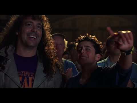 Trailer montage: barroom showdown with guitar and fiddle, stage lights and cheering crowd