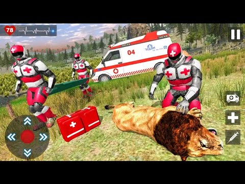 Animals Rescue Ambulance Driver #2 Simulator_Emergency Doctor Robot 360 Degree_Gameplay