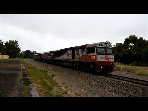 SCT Logistics Locomotive Adhesion Testing SCT008 CSR017 CSR024 Mt Lofty and Nairne, S Aust 2/03/23