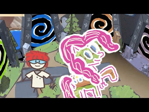 ПИНКИ ПАЙ В ИГРЕ # 3 Draw a stickman AR - ОТКРЫЛИ ВСЕ ПОРТАЛЫ