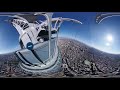 360度動画で見る超高所作業　東京スカイツリーの窓拭き