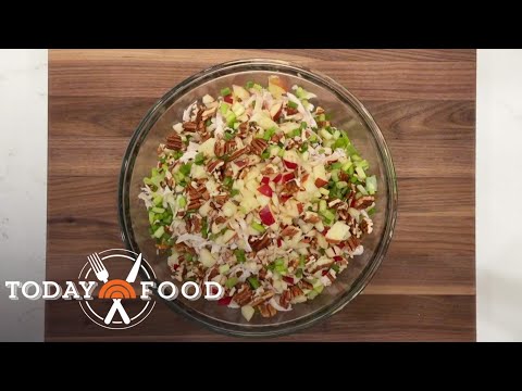 Chicken coleslaw with apples and pecans: Get the recipe!