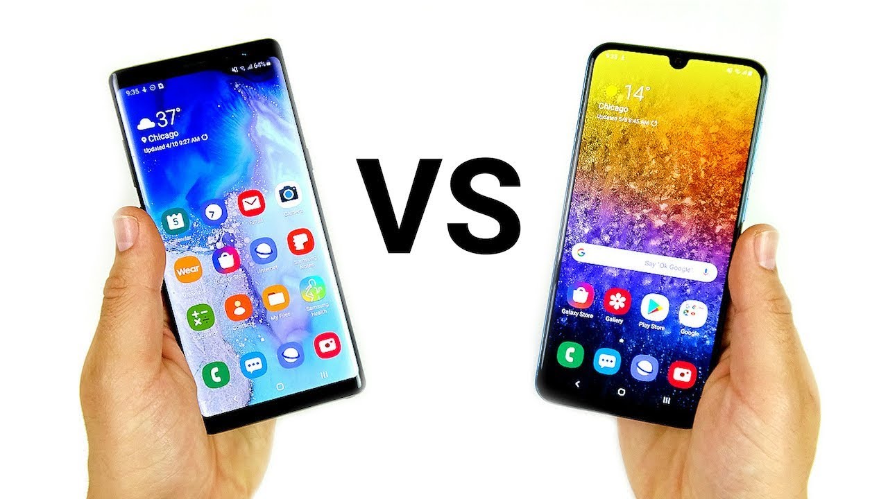 Galaxy Note 8 vs Galaxy A50