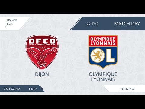 AFL18. France. Ligue 1. Day 22. Dijon - Olympique Lyonnais