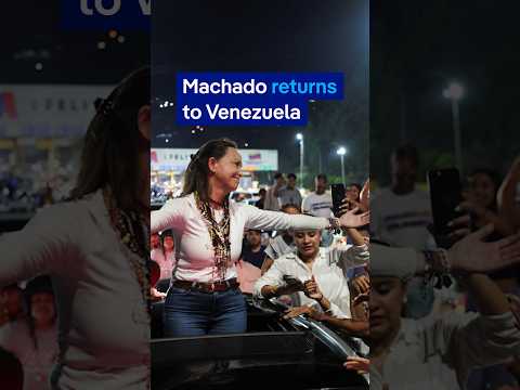 Venezuelan opposition leader makes surprise return after exile | DW News