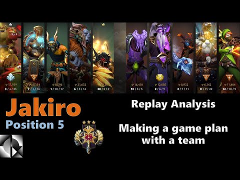 Replay Analysis: Jakiro 5 Support - Legend 3 | 7.27d