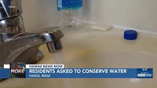 Haiku residents asked to conserve water due to broke well