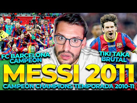 LA ICÓNICA CHAMPIONS DEL 2010-11 | TIKI TAKA Y MESSI BRILLANDO | UEFA CHAMPIONS LEAGUE | UBIETOO