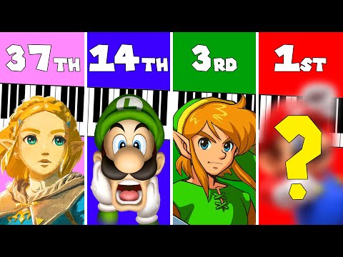 Top 50 Most Popular Mario & Zelda Music