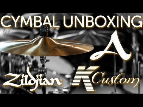 NEW Zildjian Cymbal Unboxing! NEW A Series & K Custom Hybrid cymbals!