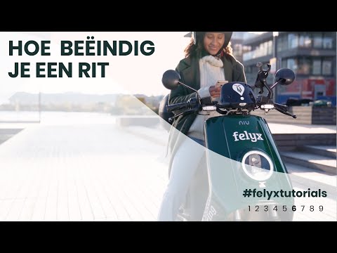Hoe beëindig je een rit met een felyx