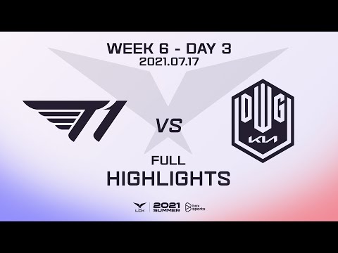T1 vs DK Highlights ALL GAMES LCK Summer Split 2021 W6D3 | T1 vs DWG KIA