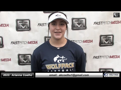 2023 Arianna Coelho 3.83 GPA - Third Base & Outfield Softball Skills Video - Lady Wolfpack 18 Gold