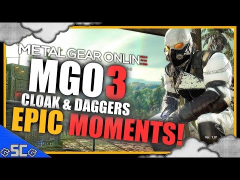 MGO3 | Epic Moments - Kakashi's Cloak & Daggers (TSNE) Montage | Metal Gear Online 3 (MGO) GAMEPLAY