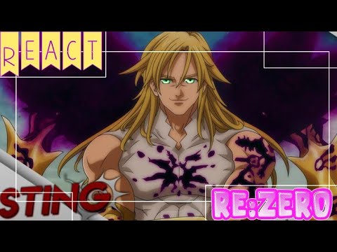 Re:zero reagindo a rap do Rei Demônio Meliodas |Sting | Subaru As Meliodas (2/?)