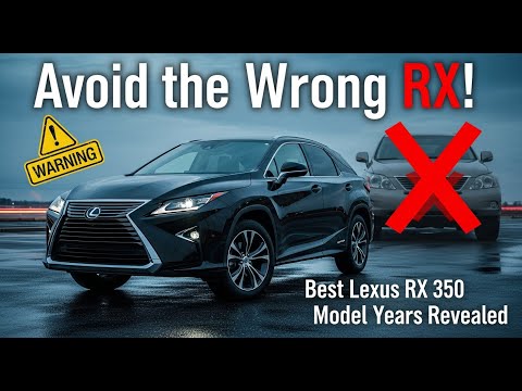 5 Best Lexus RX 350 Model Years That Will LAST 300,000 Miles