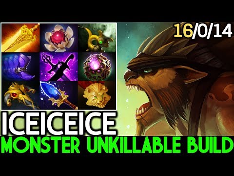 ICEICEICE [Bristleback] Monster Unkillable Build Imba Raid Boss 7.22 Dota 2