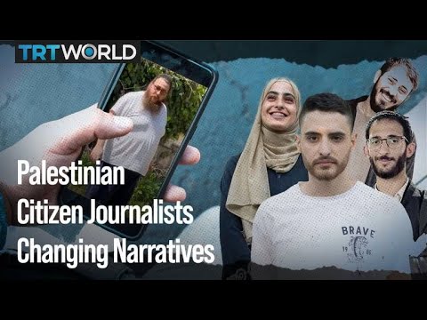 How are citizen journalists bringing the Palestinian perspective to the digital space?