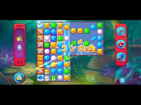 Fishdom Hard level 11804 no boosters フィッシュダム ハード