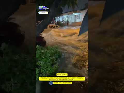 🚨⚠️ Fuertes lluvias e inundaciones en el Municipio de Soledad Atlántico