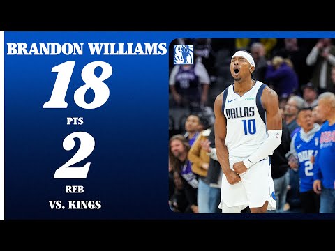 Brandon Williams (18 PTS 2 REB) at Sacramento Kings | January 6, 2026