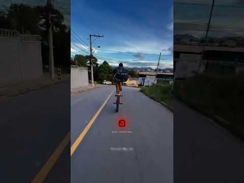 O FREIO DA BICICLETA FALHOU NA PIOR HORA 😱