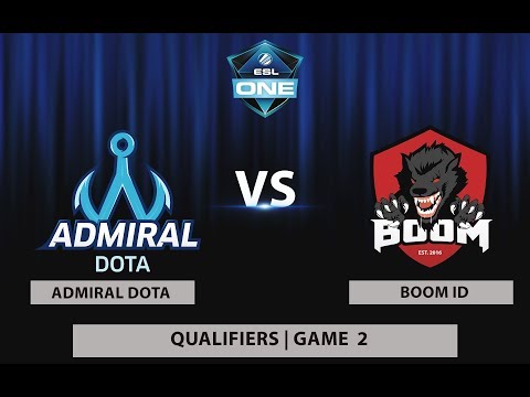 BOOM-ID vs Admiral Dota | Game 2 | ESL Burmingham SEA Qualifiers