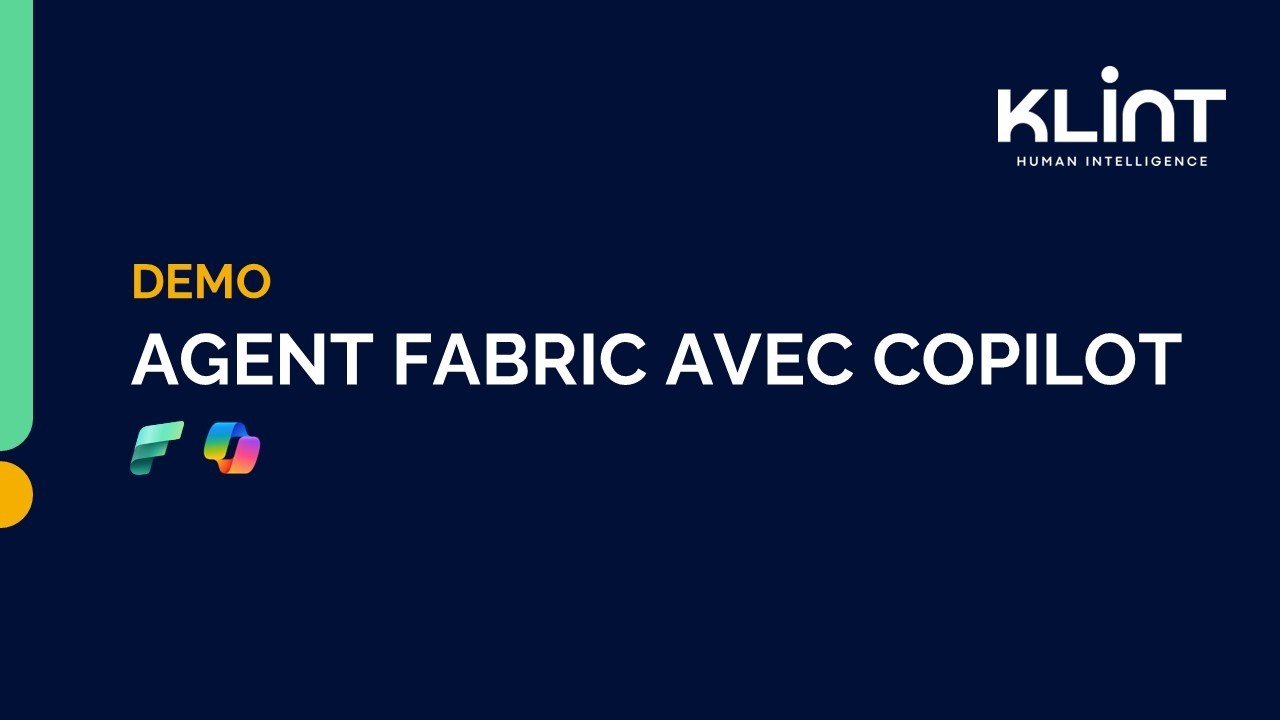 Aperçu de la vidéo : Plateforme data agentique sur Microsoft Fabric et Copilot