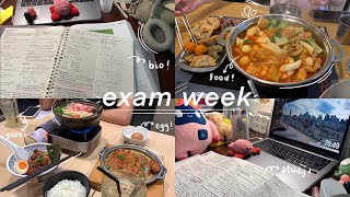 exam week 🌷 | cramming for 6 exams, mental breakdowns, post exam outings