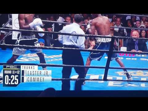 Easter vs Commey post fight video