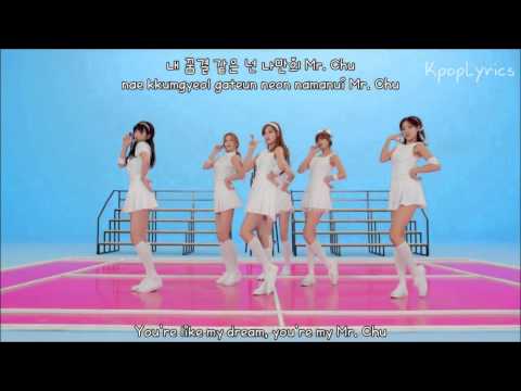 Apink - Mr. Chu MV (Hangul + Romanization + English Subs) HD
