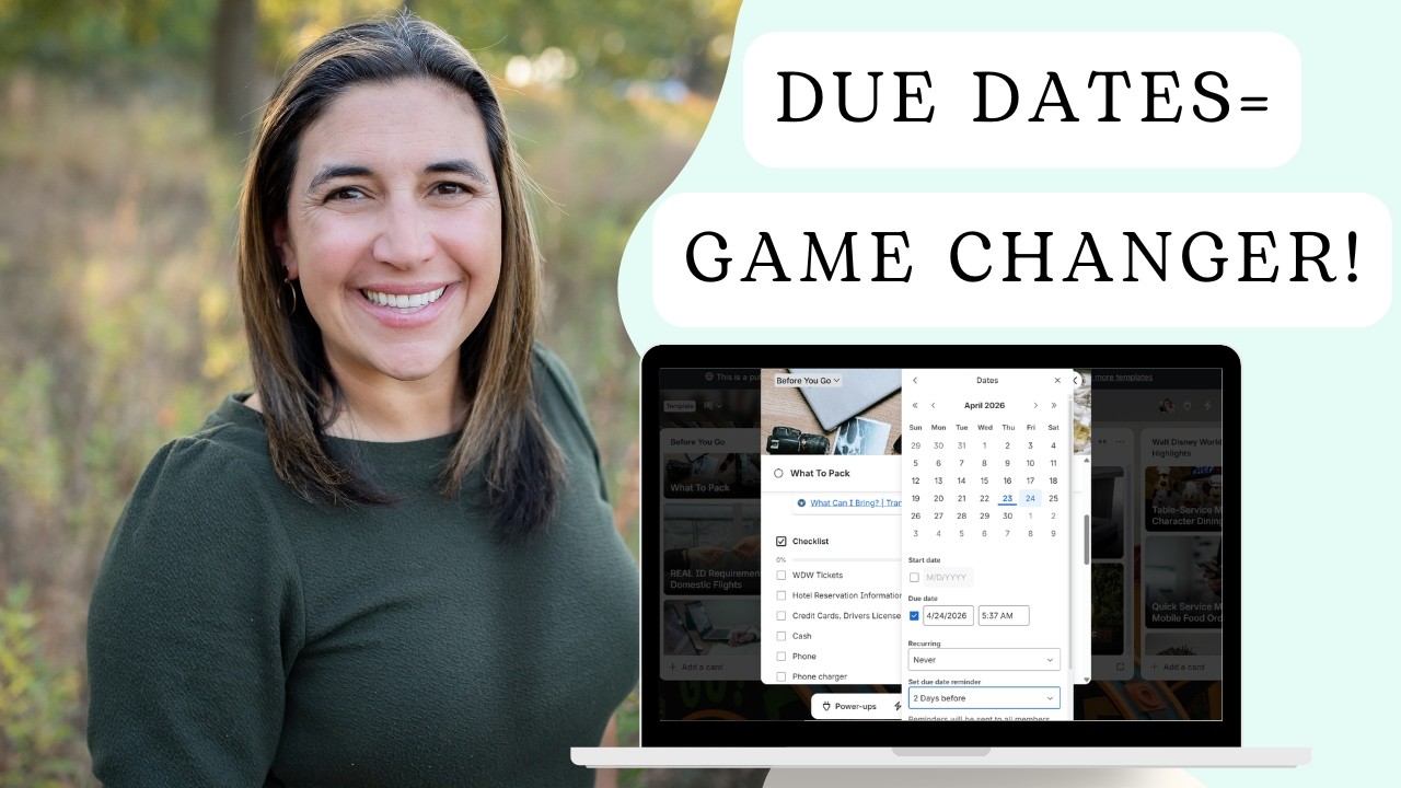 Trello Due Dates Tutorial (Stay Organized as a Travel Agent)