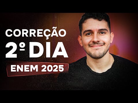 CORREÇÃO do 2º DIA do ENEM (ao vivo)