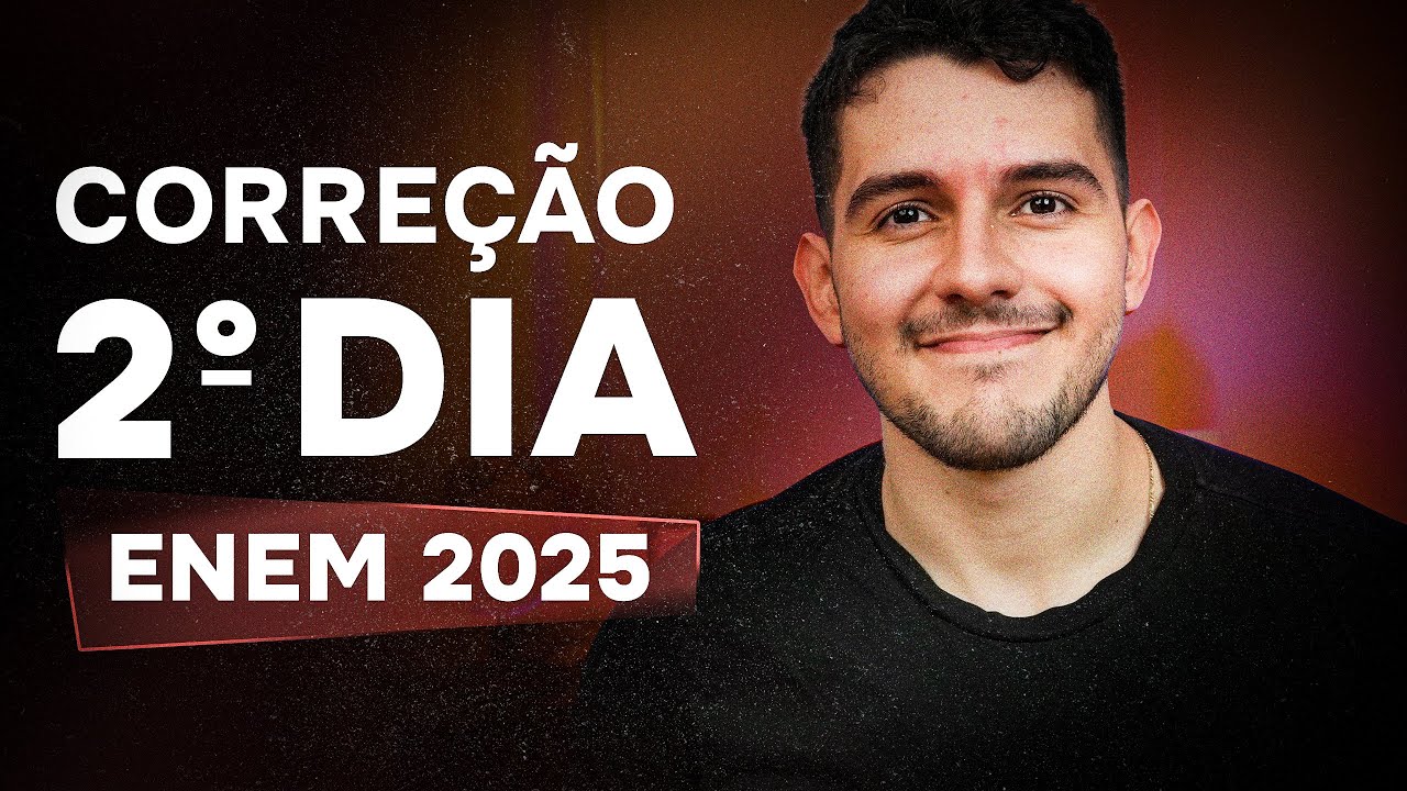 CORREÇÃO do 2º DIA do ENEM (ao vivo)