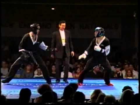 Steve Babcock vs Brian Ruth 1997 New England Open Karate Tournament