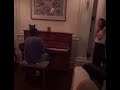 Daniel Caesar on the piano singing Buyer Remorse