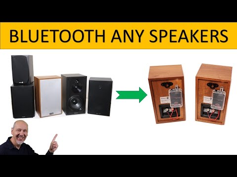 Add Bluetooth to any Stereo Speakers. True Wireless Stereo. Wireless Speakers connect like Earbuds