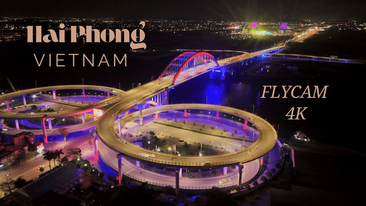 📍 Hai Phong – The Red Flamboyant City 🇻🇳 | Aerial View with DJI Mini 4 Pro Drone 🚁🌇