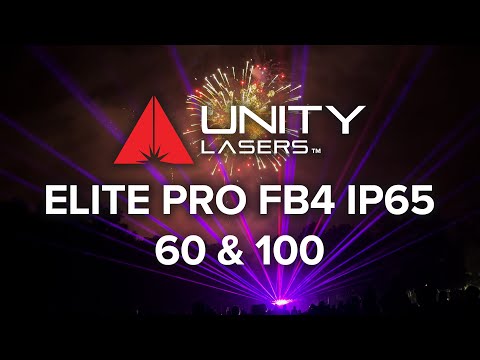 Unity ELITE PRO FB4 IP65 60 & 120 [2024] | Up to 120W Laser Show Projectors for Outdoor Events