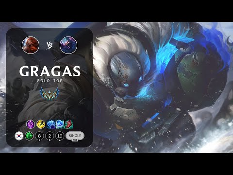 Gragas Top vs Skarner - KR Challenger Patch 12.22