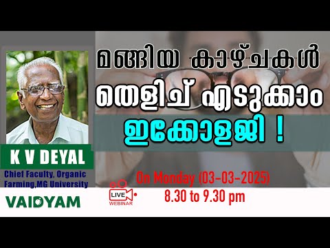 മങ്ങിയ കാഴ്ചകൾ തെളിച് എടുക്കാം .. Eye Health Tips..#kvdayal #vaidyam #eyes #healthtips