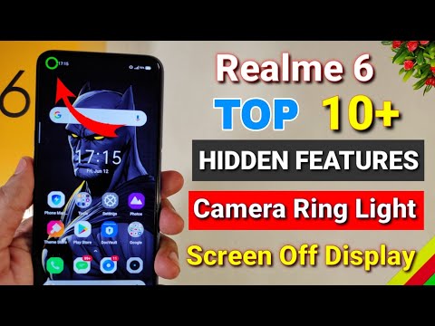 Realme 6 top 10+ hidden features | Realme 6 tips & tricks | Realme 6 Camera ring light | Hindi