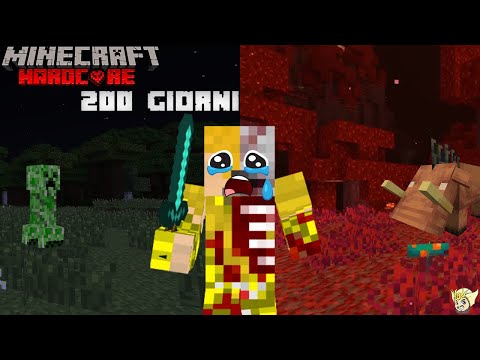 Ho provato a sopravvivere 200 giorni in Minecraft Hardcore! E non è andata bene.....