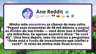 Minha mãe ENCONTORU as chaves do meu COFRE. “Peguei suas ECONOMIAS de 40 mil dólares e PAGUEI as...