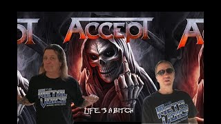 Accept- Life&#39;s A Bitch Song Review Reaction w/ David Reece (ex Accept)-What do u think?