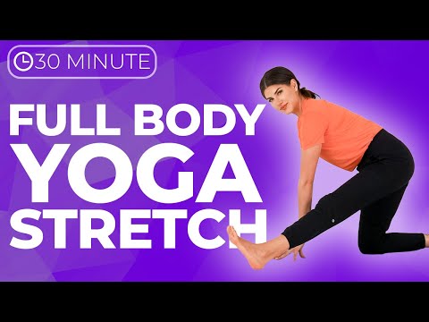 30 minute Full Body Yoga Stretch for STRESS & ANXIETY