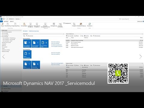 Servicemodul auf Basis von Microsoft Dynamics NAV