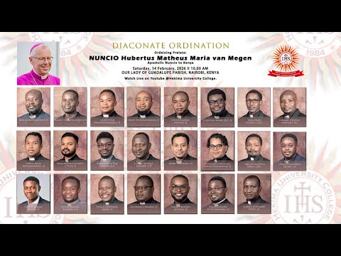 Hekima University College Diaconate Ordination - 14th February 2026