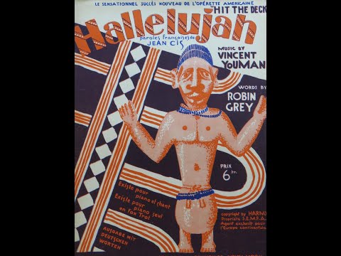 Harry Richman - Hallelujah 1927 (Frank Black on Piano) (Vincent Youmans)