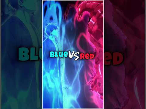 Blue vs red a legendary fight ! #fight #jinwoo #goku #vegeta